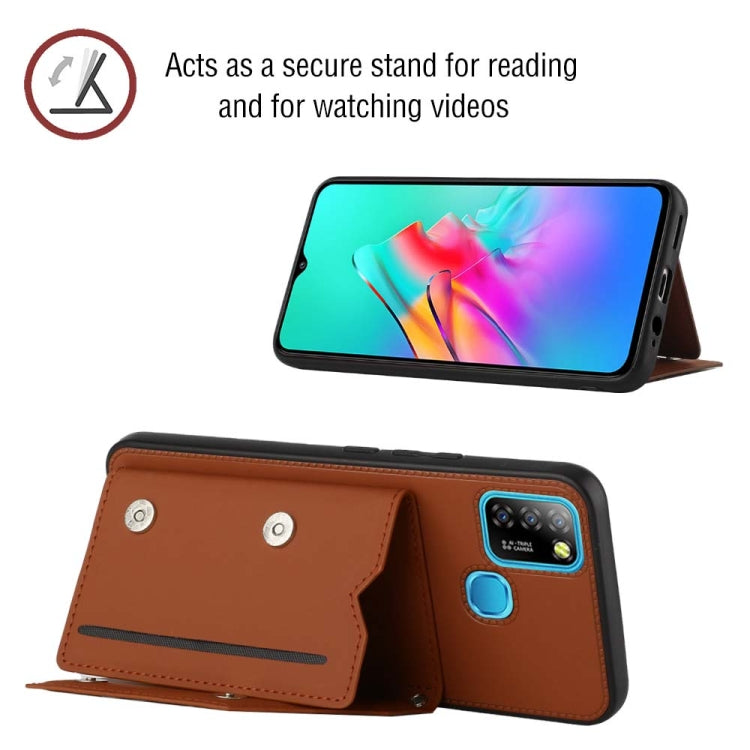 For Infinix Smart 5 / Hot 10 Lite Skin Feel PU + TPU + PC Phone Case