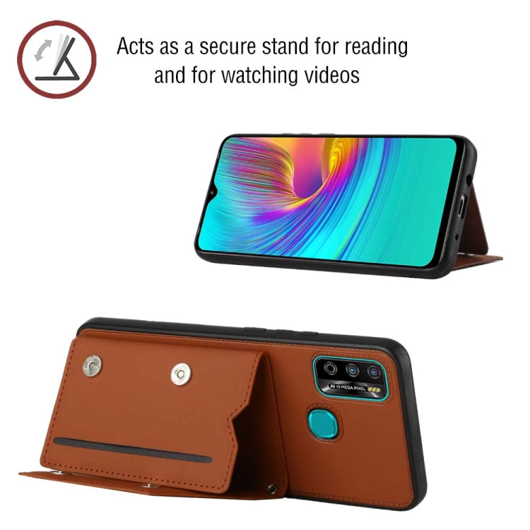 For Infinix Hot 9 Play Skin Feel PU + TPU + PC Phone Case