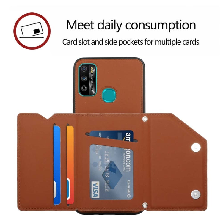 For Infinix Hot 9 Play Skin Feel PU + TPU + PC Phone Case