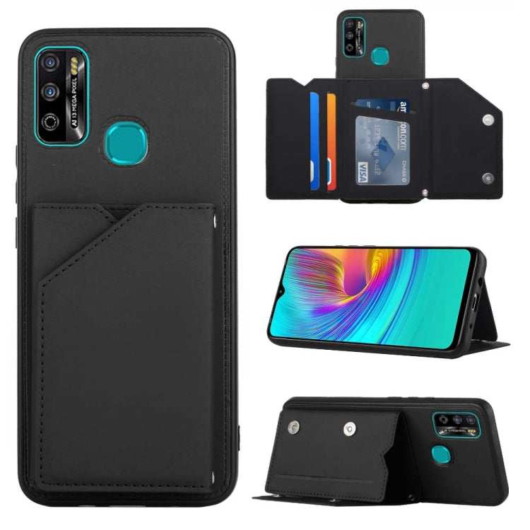 For Infinix Hot 9 Play Skin Feel PU + TPU + PC Phone Case