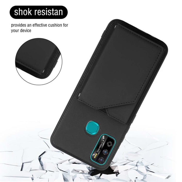 For Infinix Hot 9 Play Skin Feel PU + TPU + PC Phone Case