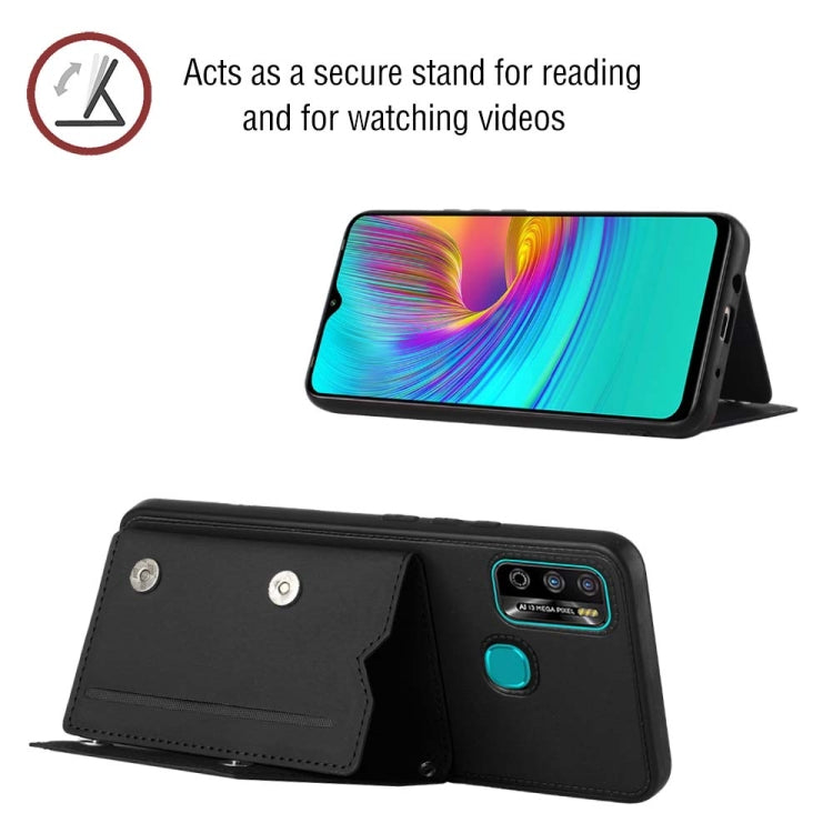 For Infinix Hot 9 Play Skin Feel PU + TPU + PC Phone Case