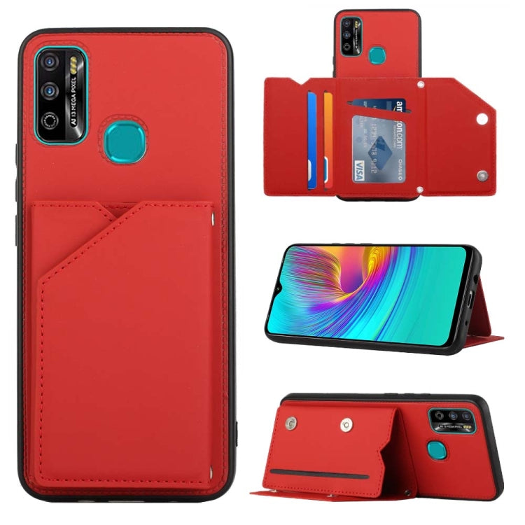 For Infinix Hot 9 Play Skin Feel PU + TPU + PC Phone Case