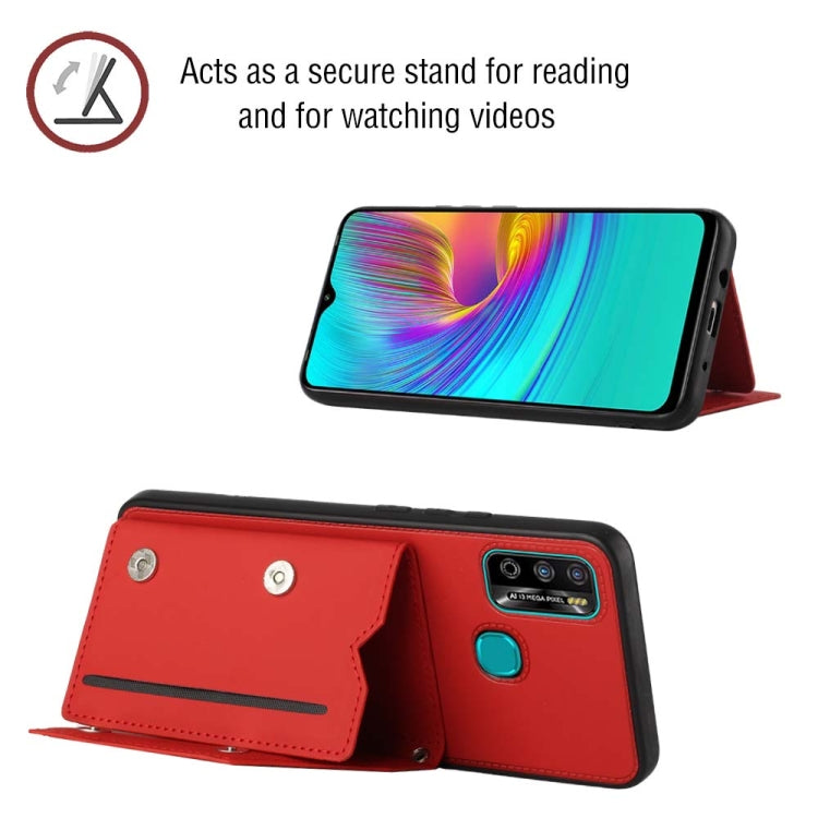 For Infinix Hot 9 Play Skin Feel PU + TPU + PC Phone Case