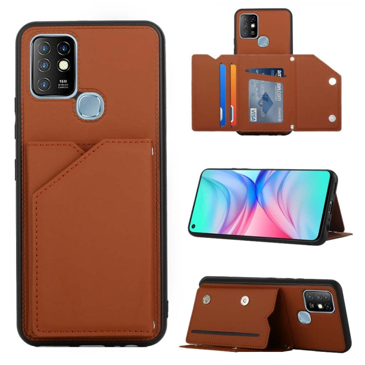 For Infinix Hot 10 Skin Feel PU + TPU + PC Phone Case