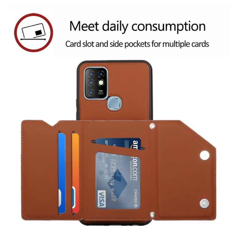 For Infinix Hot 10 Skin Feel PU + TPU + PC Phone Case