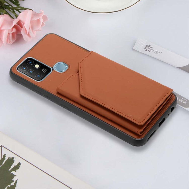 For Infinix Hot 10 Skin Feel PU + TPU + PC Phone Case