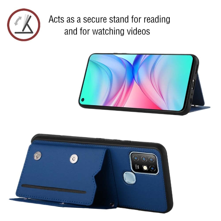 For Infinix Hot 10 Skin Feel PU + TPU + PC Phone Case
