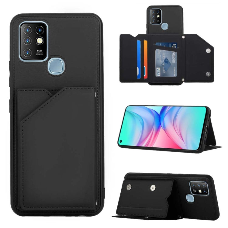 For Infinix Hot 10 Skin Feel PU + TPU + PC Phone Case