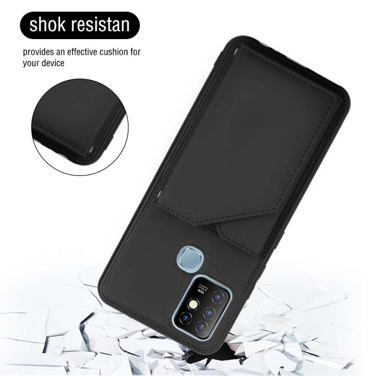 For Infinix Hot 10 Skin Feel PU + TPU + PC Phone Case
