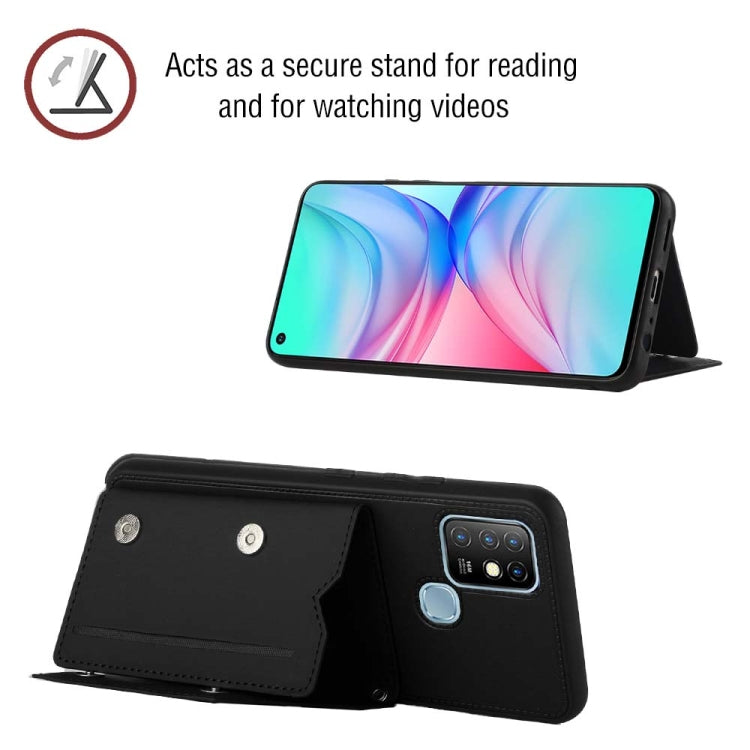For Infinix Hot 10 Skin Feel PU + TPU + PC Phone Case