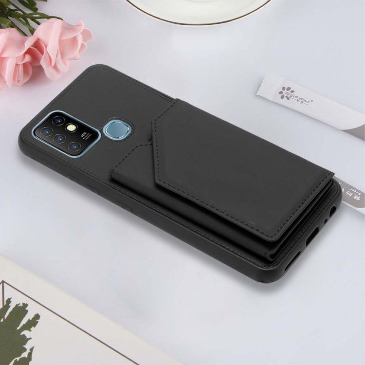 For Infinix Hot 10 Skin Feel PU + TPU + PC Phone Case