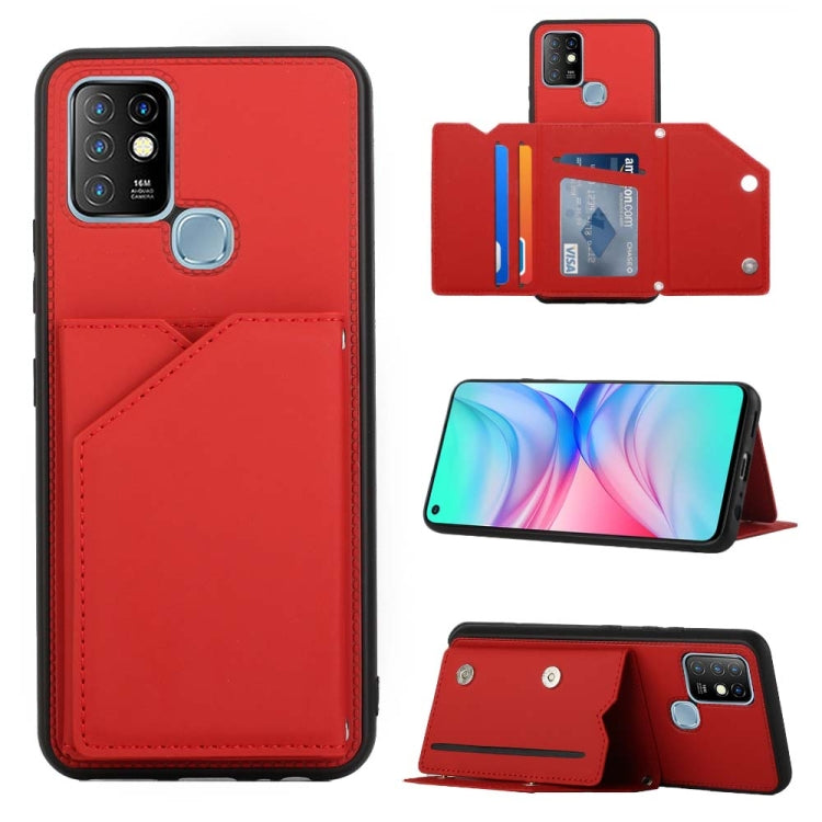 For Infinix Hot 10 Skin Feel PU + TPU + PC Phone Case