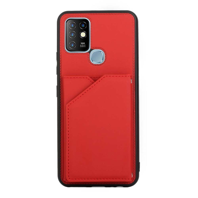 For Infinix Hot 10 Skin Feel PU + TPU + PC Phone Case