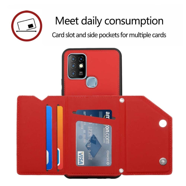 For Infinix Hot 10 Skin Feel PU + TPU + PC Phone Case