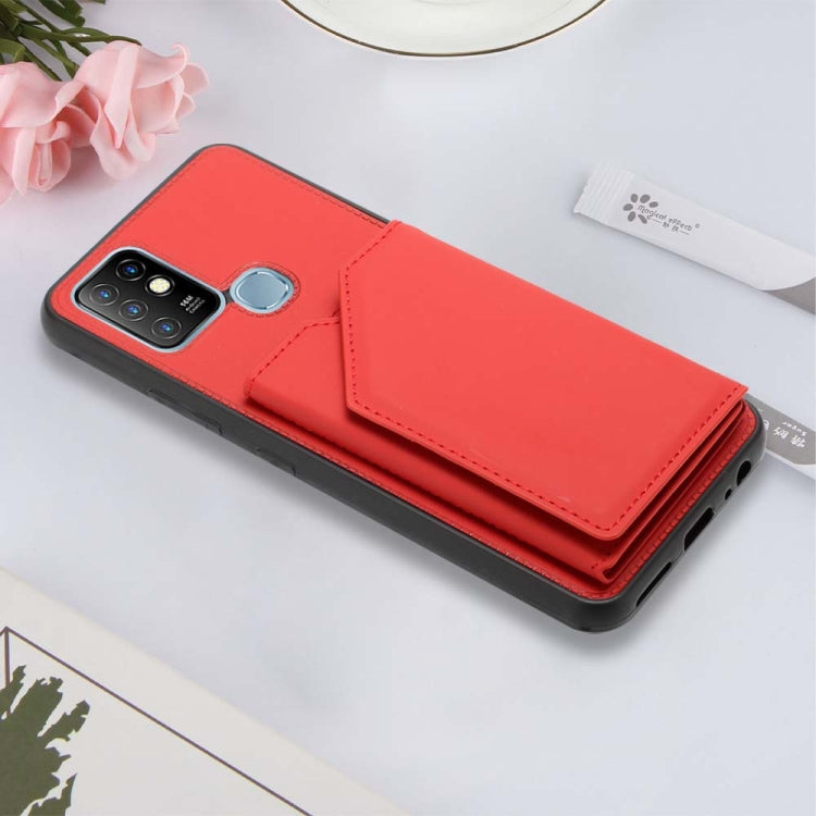 For Infinix Hot 10 Skin Feel PU + TPU + PC Phone Case