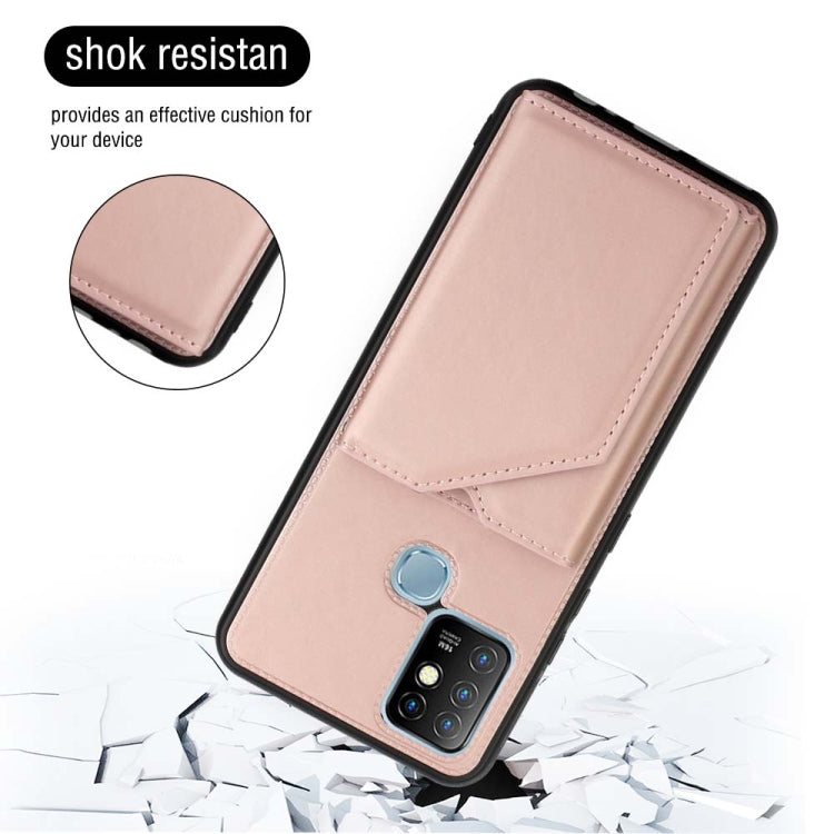 For Infinix Hot 10 Skin Feel PU + TPU + PC Phone Case