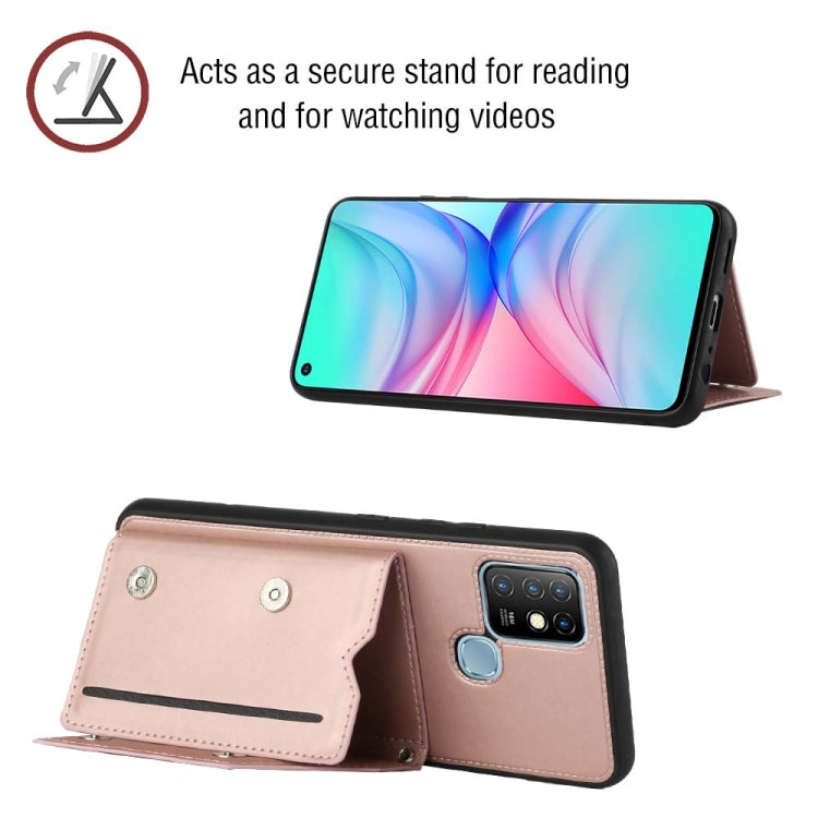For Infinix Hot 10 Skin Feel PU + TPU + PC Phone Case