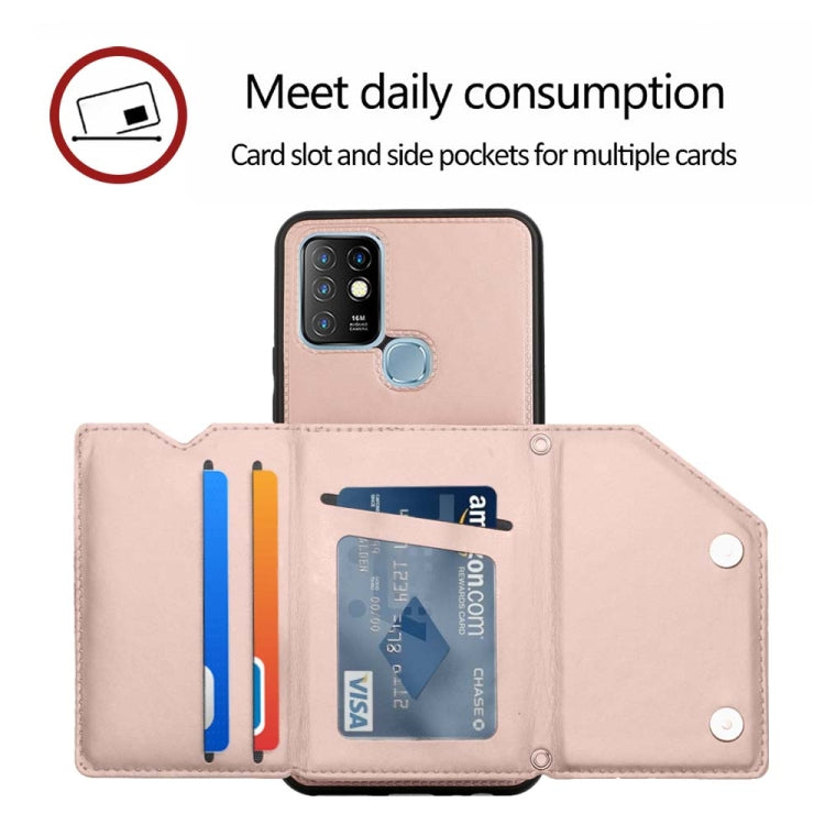 For Infinix Hot 10 Skin Feel PU + TPU + PC Phone Case