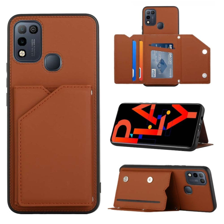 For Infinix Hot 10 Play / 11 Play Skin Feel PU + TPU + PC Phone Case