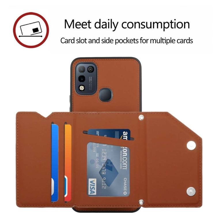 For Infinix Hot 10 Play / 11 Play Skin Feel PU + TPU + PC Phone Case