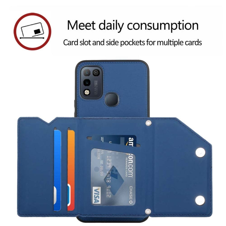 For Infinix Hot 10 Play / 11 Play Skin Feel PU + TPU + PC Phone Case