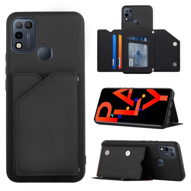 For Infinix Hot 10 Play / 11 Play Skin Feel PU + TPU + PC Phone Case