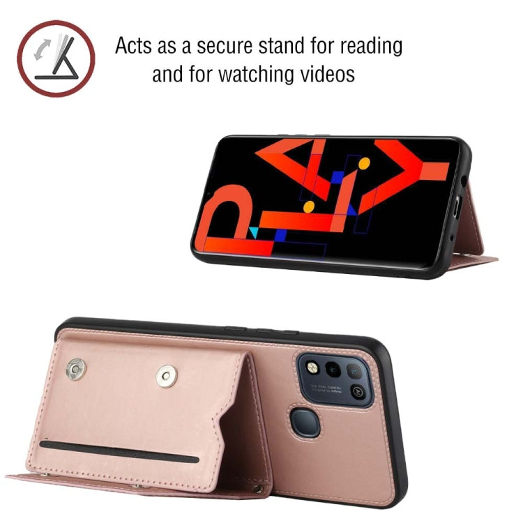 For Infinix Hot 10 Play / 11 Play Skin Feel PU + TPU + PC Phone Case