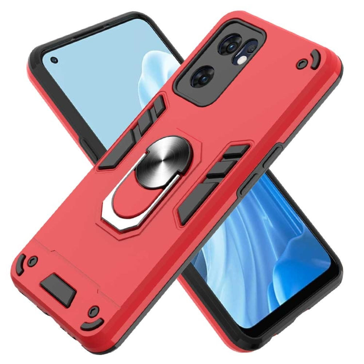 For OPPO Reno7 5G Foreign Version Armour Series PC + TPU Phone Case