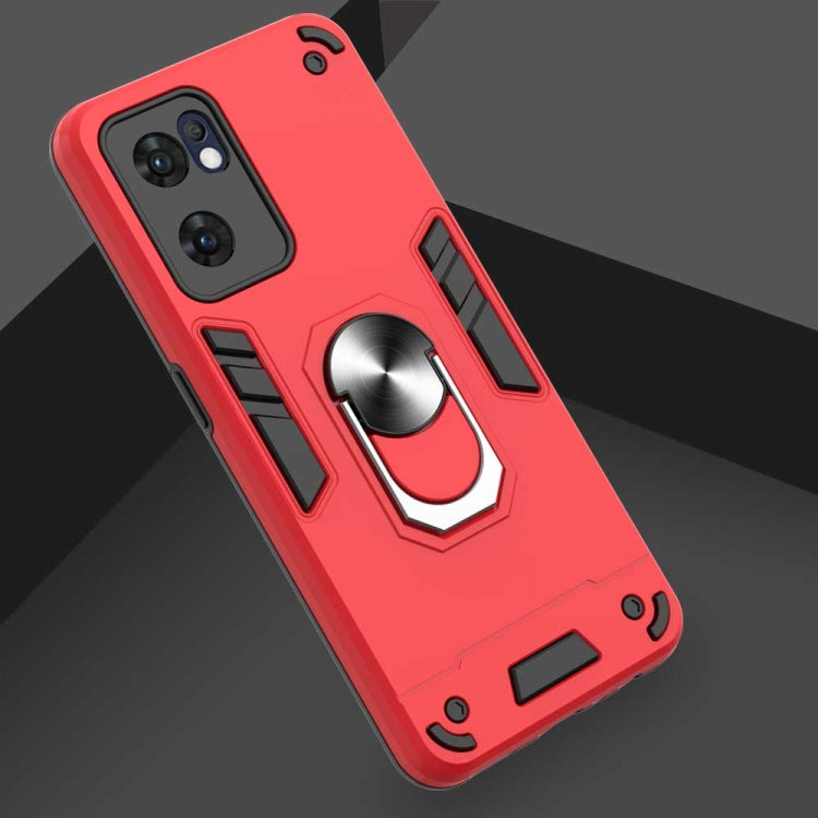 For OPPO Reno7 5G Foreign Version Armour Series PC + TPU Phone Case