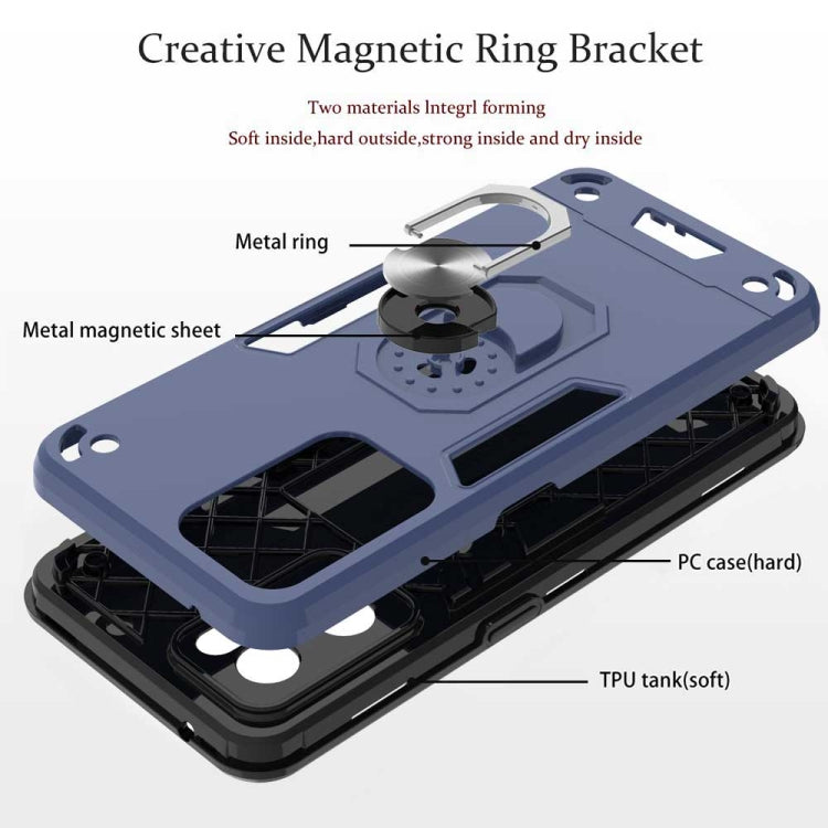 For OPPO Reno7 5G Foreign Version Armour Series PC + TPU Phone Case