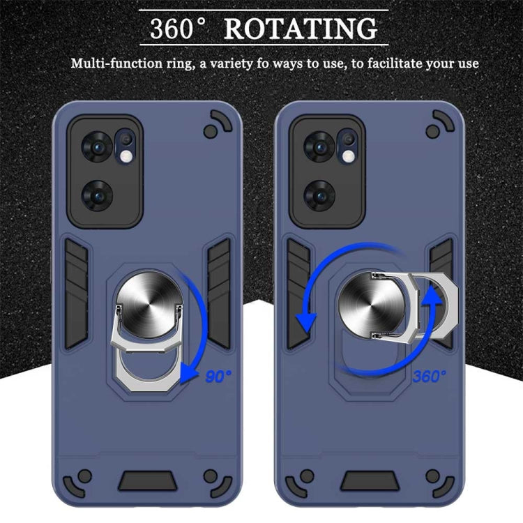 For OPPO Reno7 5G Foreign Version Armour Series PC + TPU Phone Case