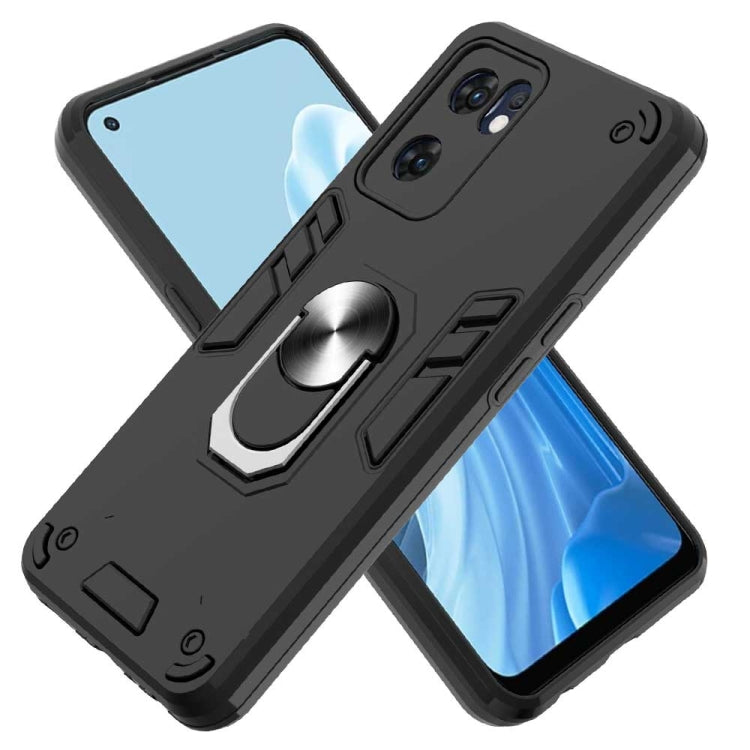 For OPPO Reno7 5G Foreign Version Armour Series PC + TPU Phone Case