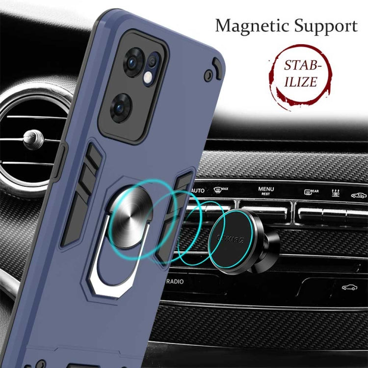 For OPPO Reno7 5G Foreign Version Armour Series PC + TPU Phone Case