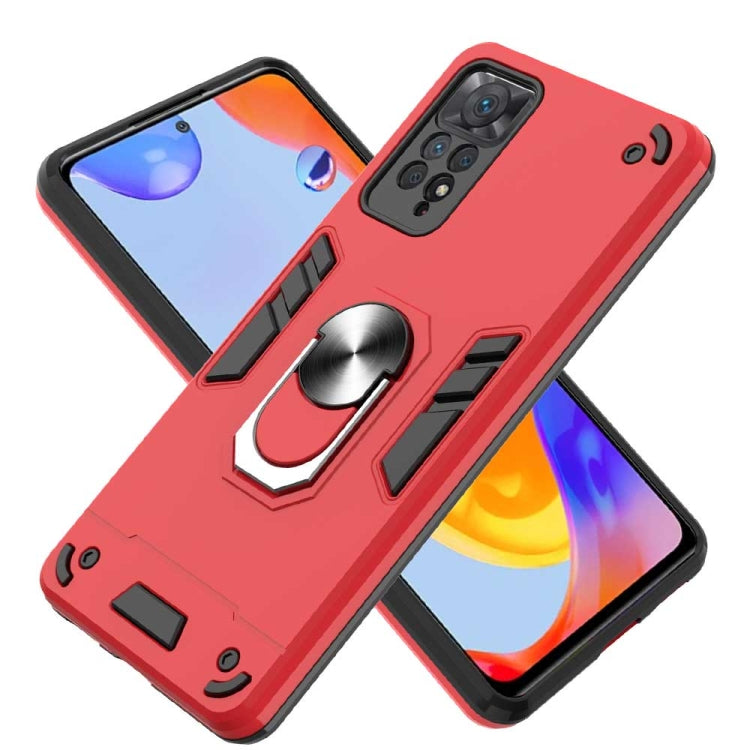 For Xiaomi Redmi Note 11 Pro 5G / 4G Foreign Armour Series PC + TPU Phone Case