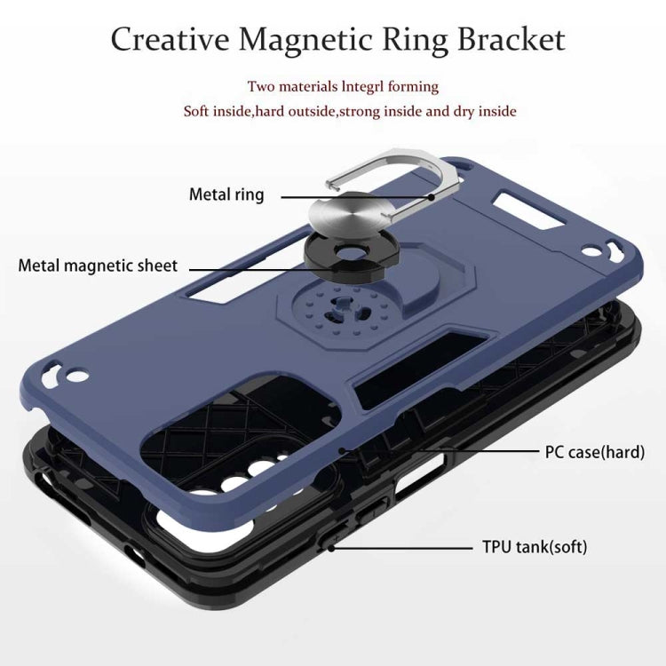 For Xiaomi Redmi Note 11S / Note 11 4G Foreign Armour Series PC + TPU Phone Case