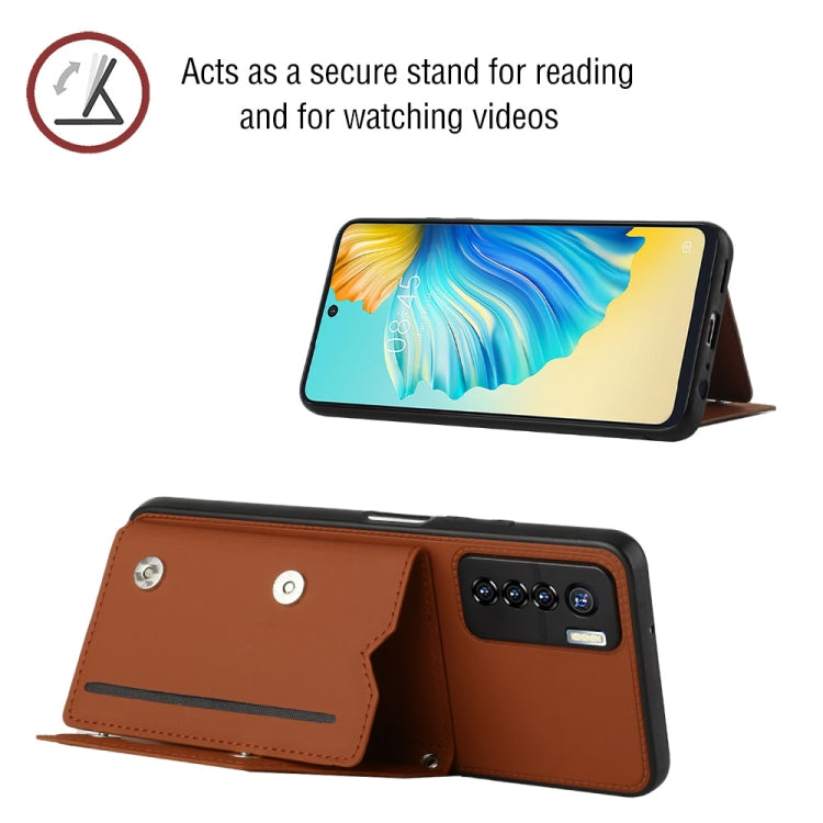 For Tecno Camon 17 Pro Skin Feel PU + TPU + PC Phone Case