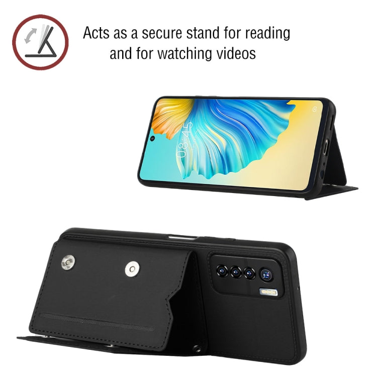 For Tecno Camon 17 Pro Skin Feel PU + TPU + PC Phone Case