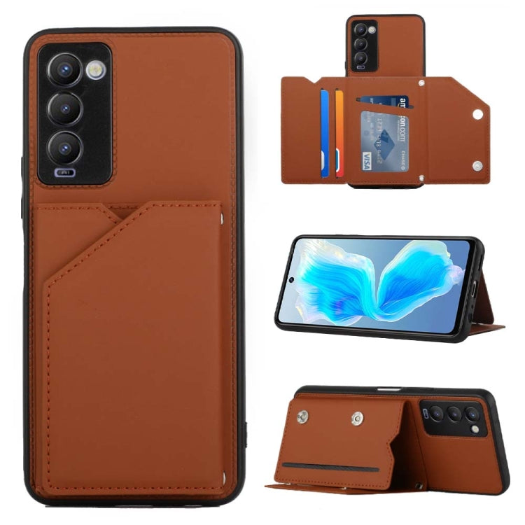 For Tecno Camon 18 Skin Feel PU + TPU + PC Phone Case