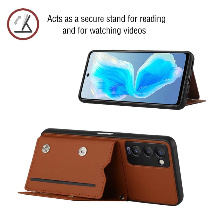 For Tecno Camon 18 Skin Feel PU + TPU + PC Phone Case