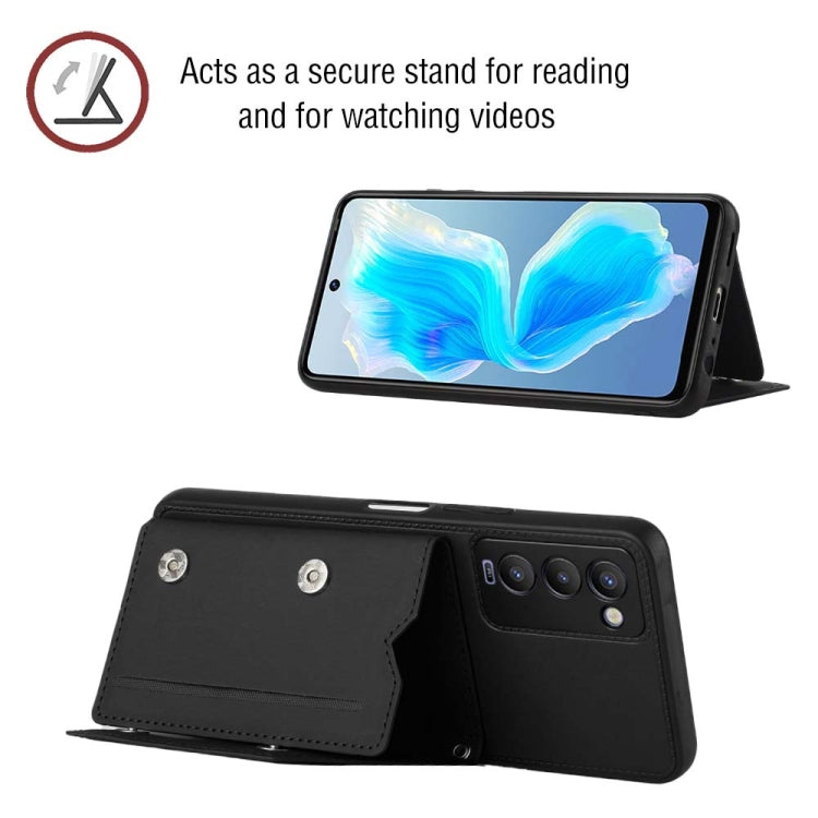 For Tecno Camon 18 Skin Feel PU + TPU + PC Phone Case