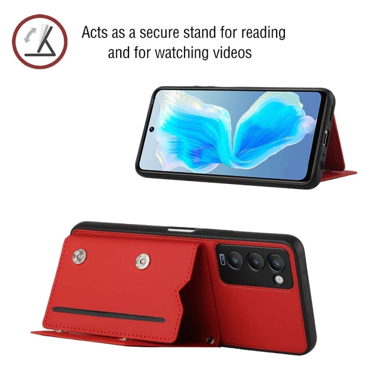 For Tecno Camon 18 Skin Feel PU + TPU + PC Phone Case