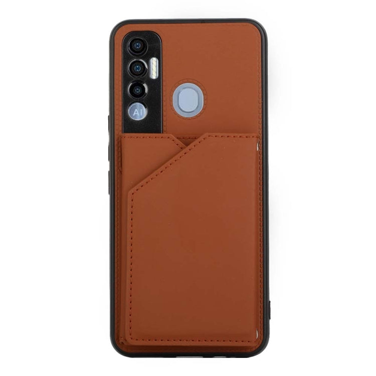 For Tecno Spark 7 Pro Skin Feel PU + TPU + PC Phone Case