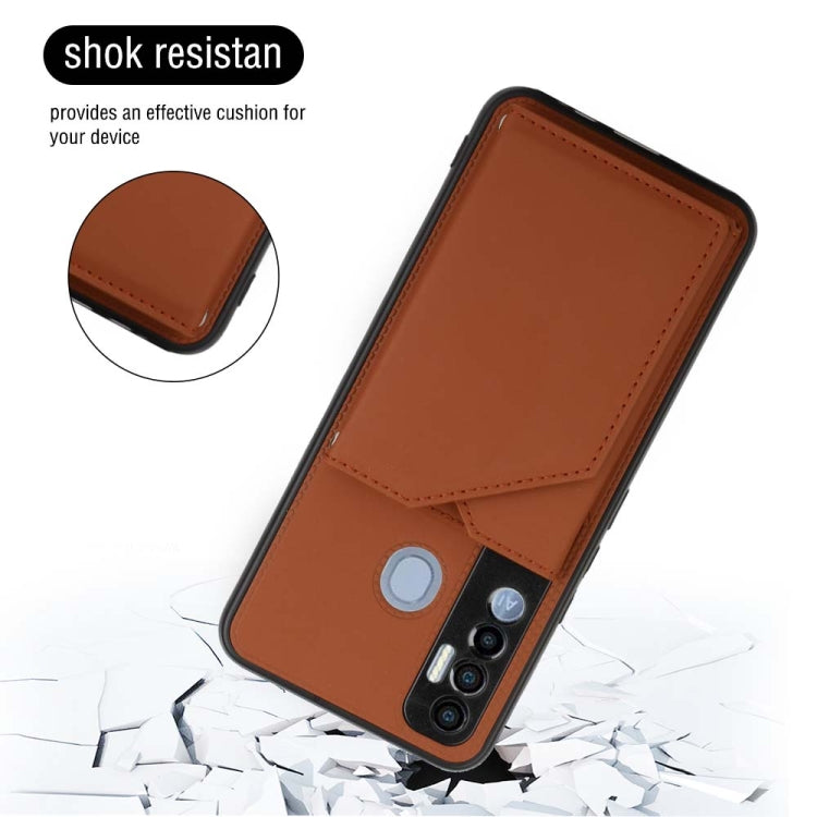 For Tecno Spark 7 Pro Skin Feel PU + TPU + PC Phone Case