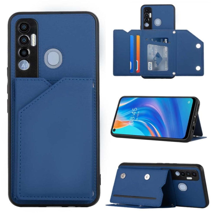 For Tecno Spark 7 Pro Skin Feel PU + TPU + PC Phone Case
