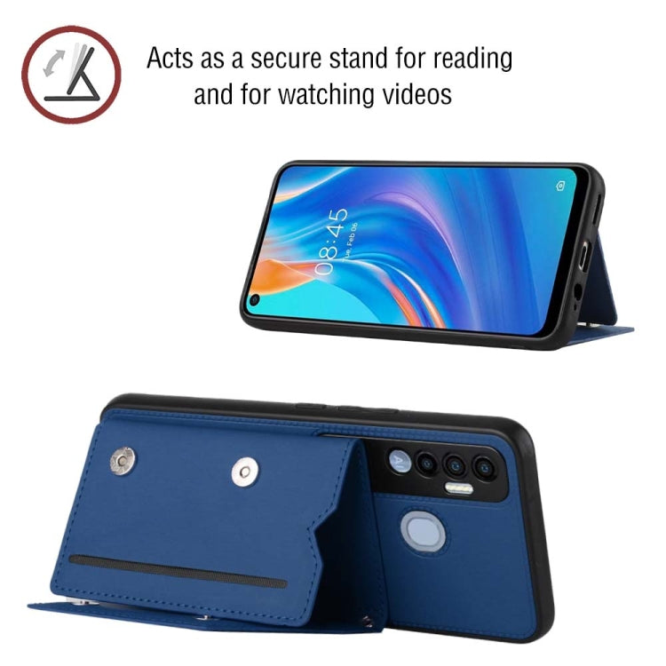 For Tecno Spark 7 Pro Skin Feel PU + TPU + PC Phone Case