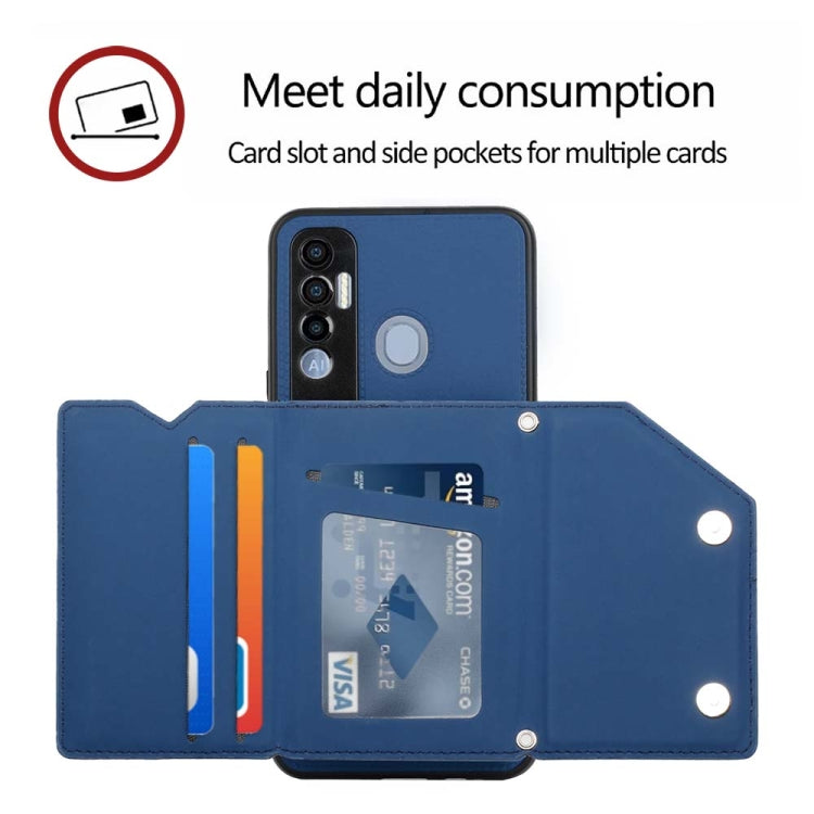 For Tecno Spark 7 Pro Skin Feel PU + TPU + PC Phone Case