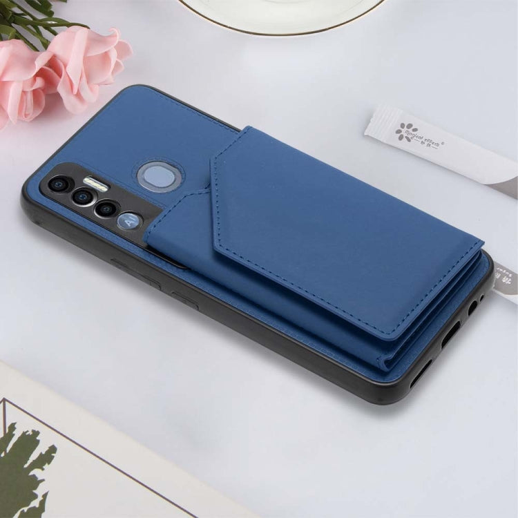 For Tecno Spark 7 Pro Skin Feel PU + TPU + PC Phone Case