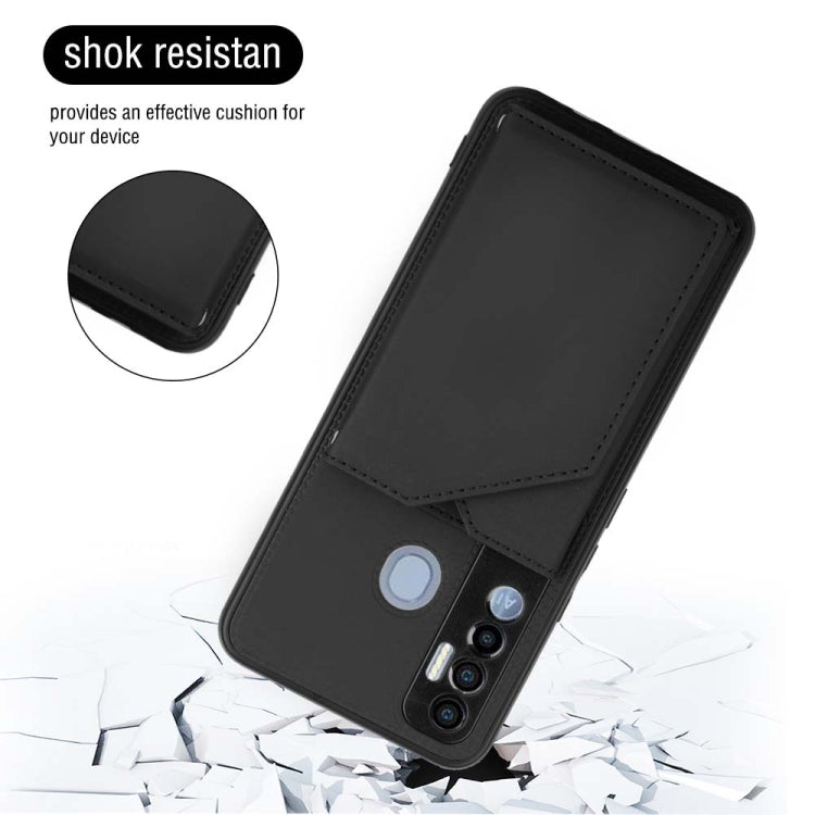 For Tecno Spark 7 Pro Skin Feel PU + TPU + PC Phone Case
