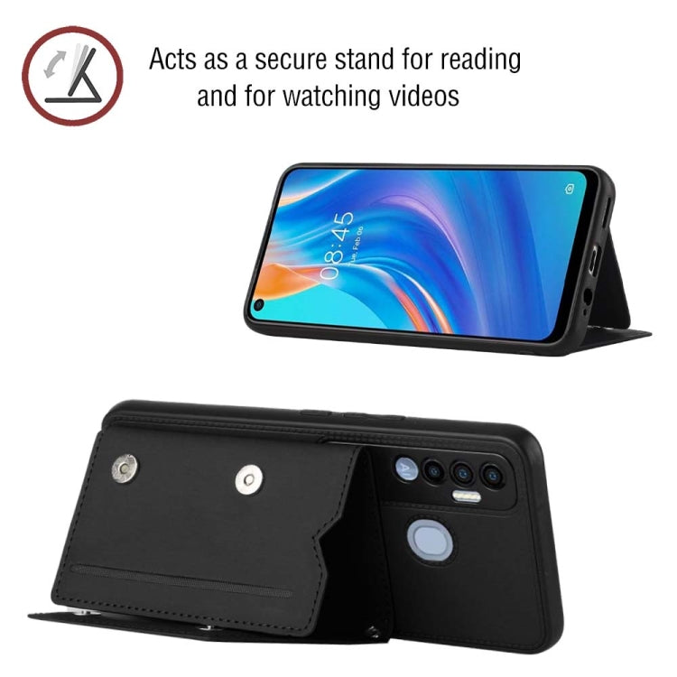 For Tecno Spark 7 Pro Skin Feel PU + TPU + PC Phone Case